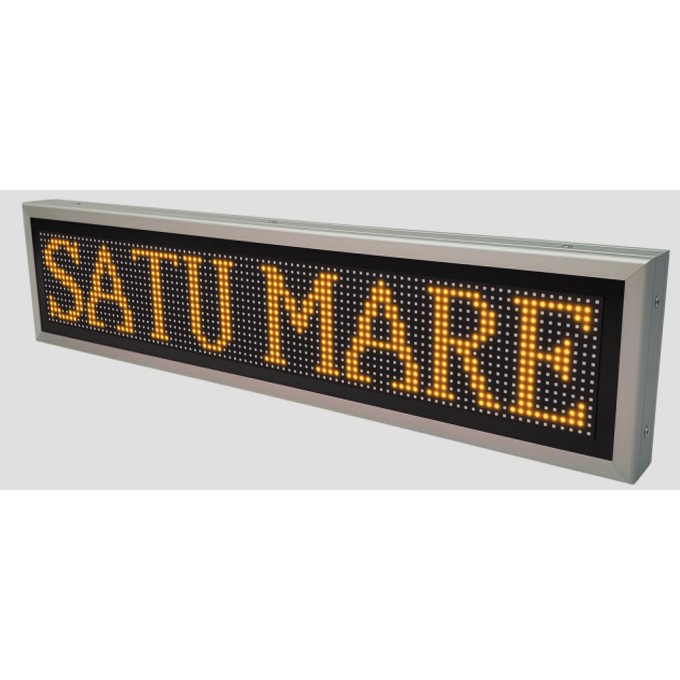 Panou electronic afisaj microbuz -autobuz - indicare directie, destinatie, urmatoarea statie